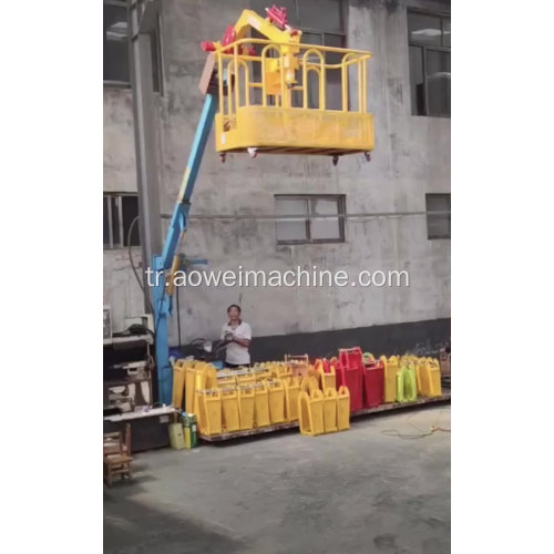 Fabrika fiyat Hava Manlift İş Platformu Kamyon araba römork asansörü için küçük vinç monte